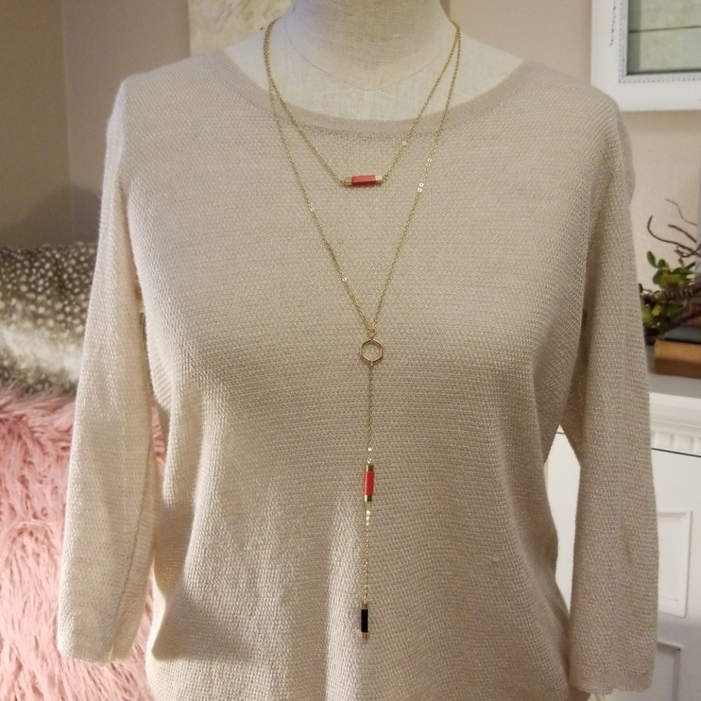 Howlite Necklace Multi Layer
